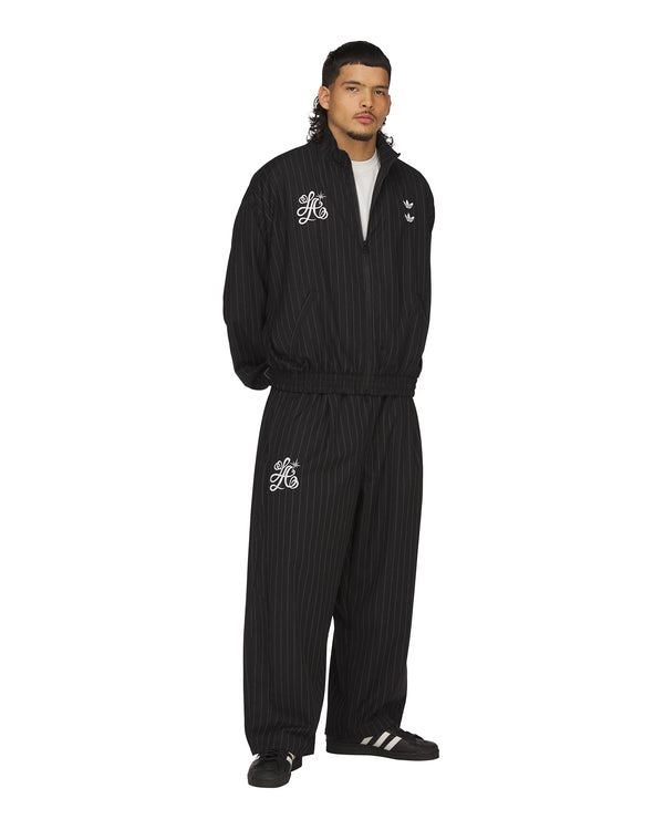 adidas | x Willy Chavarria Pinstripe Track Jacket Black - Concrete