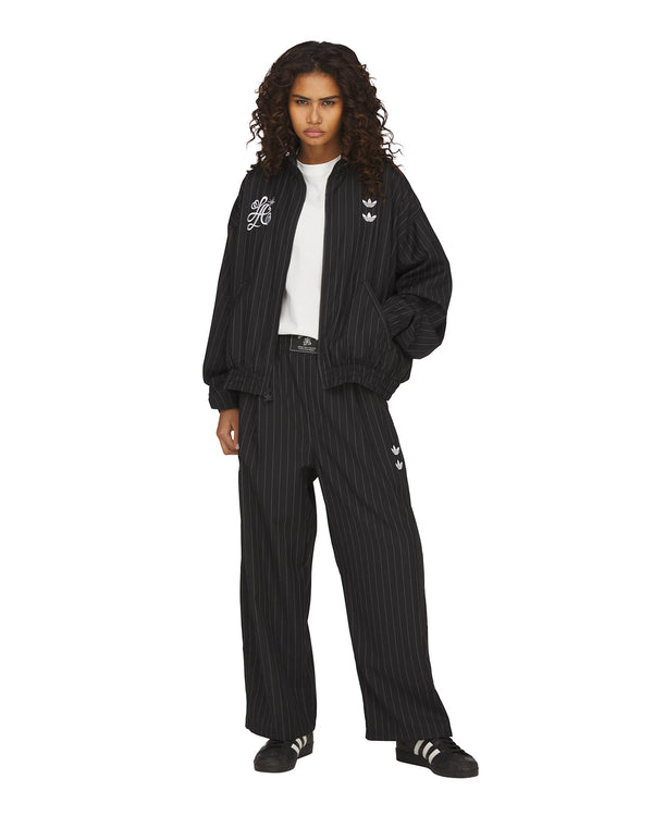 adidas | x Willy Chavarria Pinstripe Track Jacket Black - Concrete