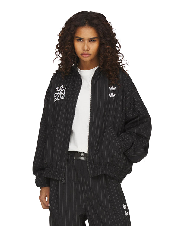 adidas | x Willy Chavarria Pinstripe Track Jacket Black - Concrete