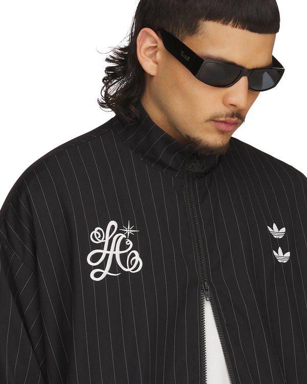 adidas | x Willy Chavarria Pinstripe Track Jacket Black - Concrete