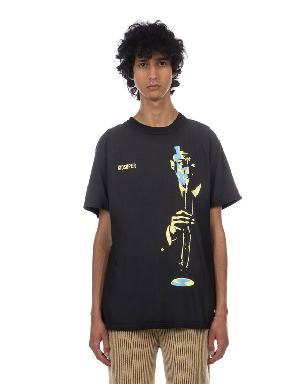 KidSuper | Jazz Club T-Shirt Black - Concrete