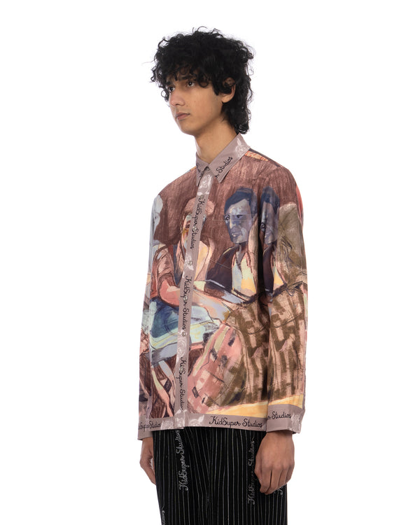 KidSuper | Dominos Printed Shirt Multi - Concrete