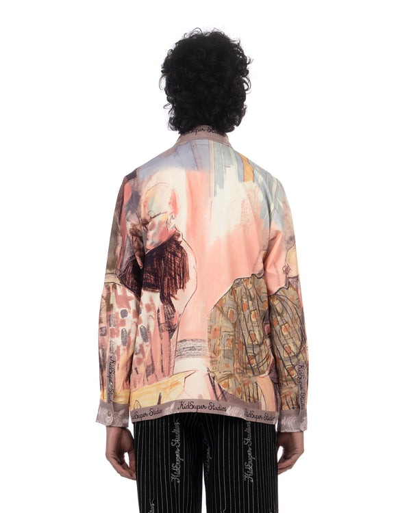 KidSuper | Dominos Printed Shirt Multi - Concrete