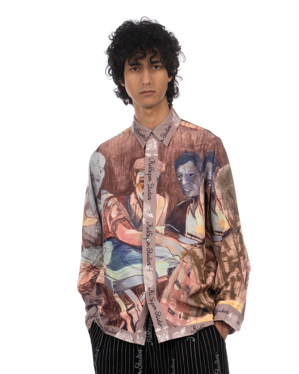 KidSuper | Dominos Printed Shirt Multi - Concrete