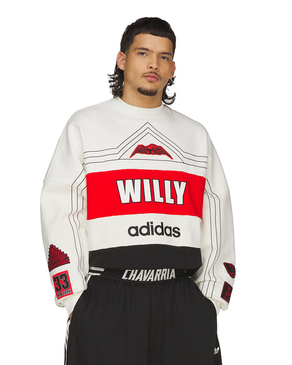 adidas | x Willy Chavarria Sweatshirt Off White - Concrete