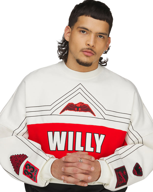 adidas | x Willy Chavarria Sweatshirt Off White - Concrete