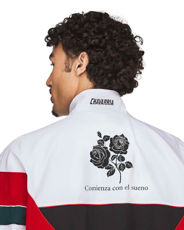 adidas | x Willy Chavarria Woven Track Jacket White - Concrete