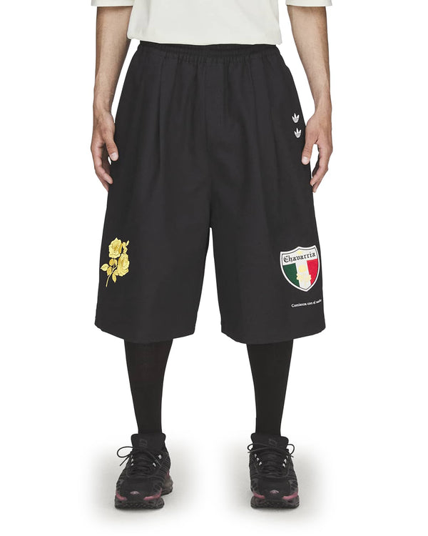 adidas | x Willy Chavarria Twill Long Short Black - Concrete