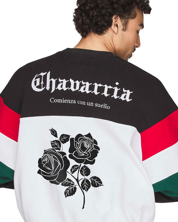 adidas | x Willy Chavarria Crew Sweatshirt Black White - Concrete