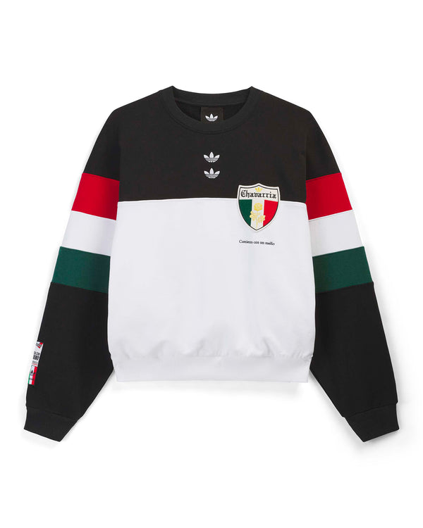 adidas | x Willy Chavarria Crew Sweatshirt Black White - Concrete