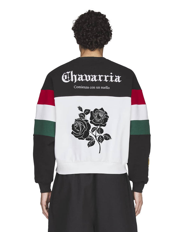 adidas | x Willy Chavarria Crew Sweatshirt Black White - Concrete