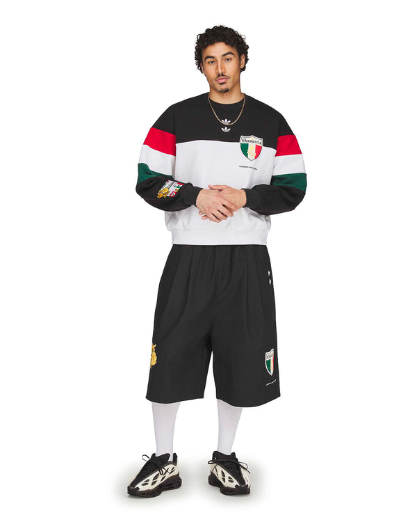 adidas | x Willy Chavarria Crew Sweatshirt Black White - Concrete