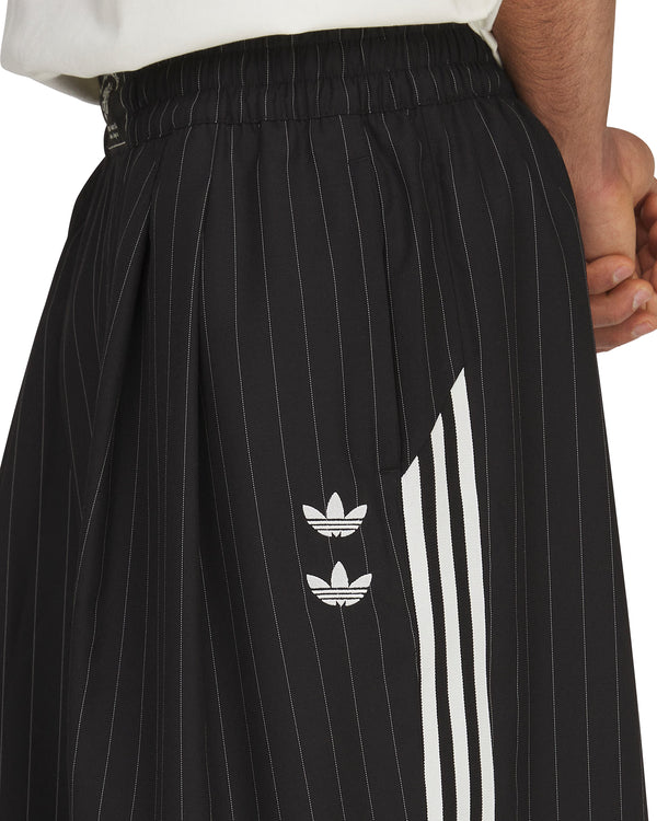 adidas | x Willy Chavarria Pinstripe Track Short Black - Concrete
