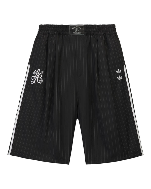 adidas | x Willy Chavarria Pinstripe Track Short Black - Concrete