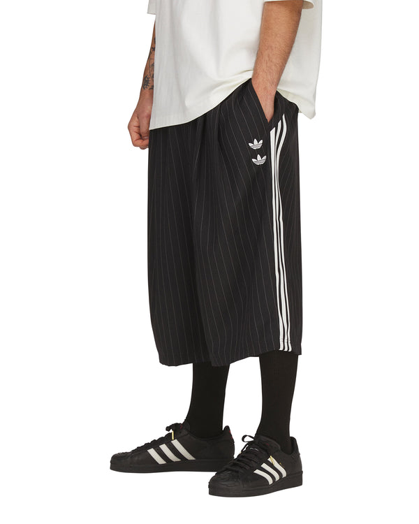adidas | x Willy Chavarria Pinstripe Track Short Black - Concrete