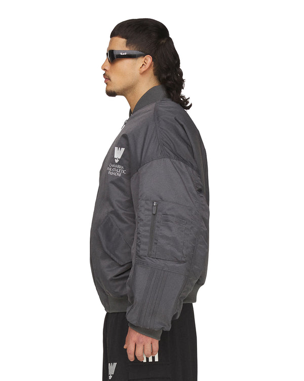 adidas | x Willy Chavarria Bomber Jacket Grey - Concrete
