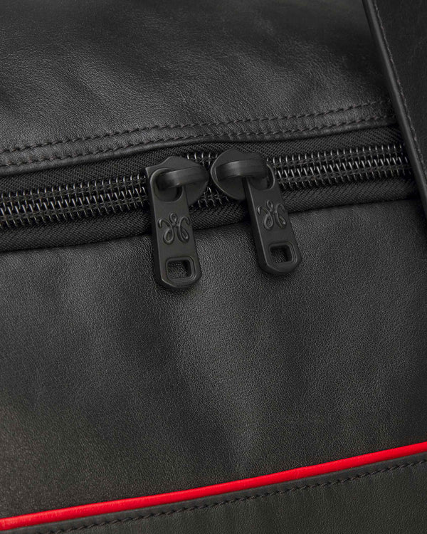 adidas | x Willy Chavarria Premium Leather Bag Black - Concrete