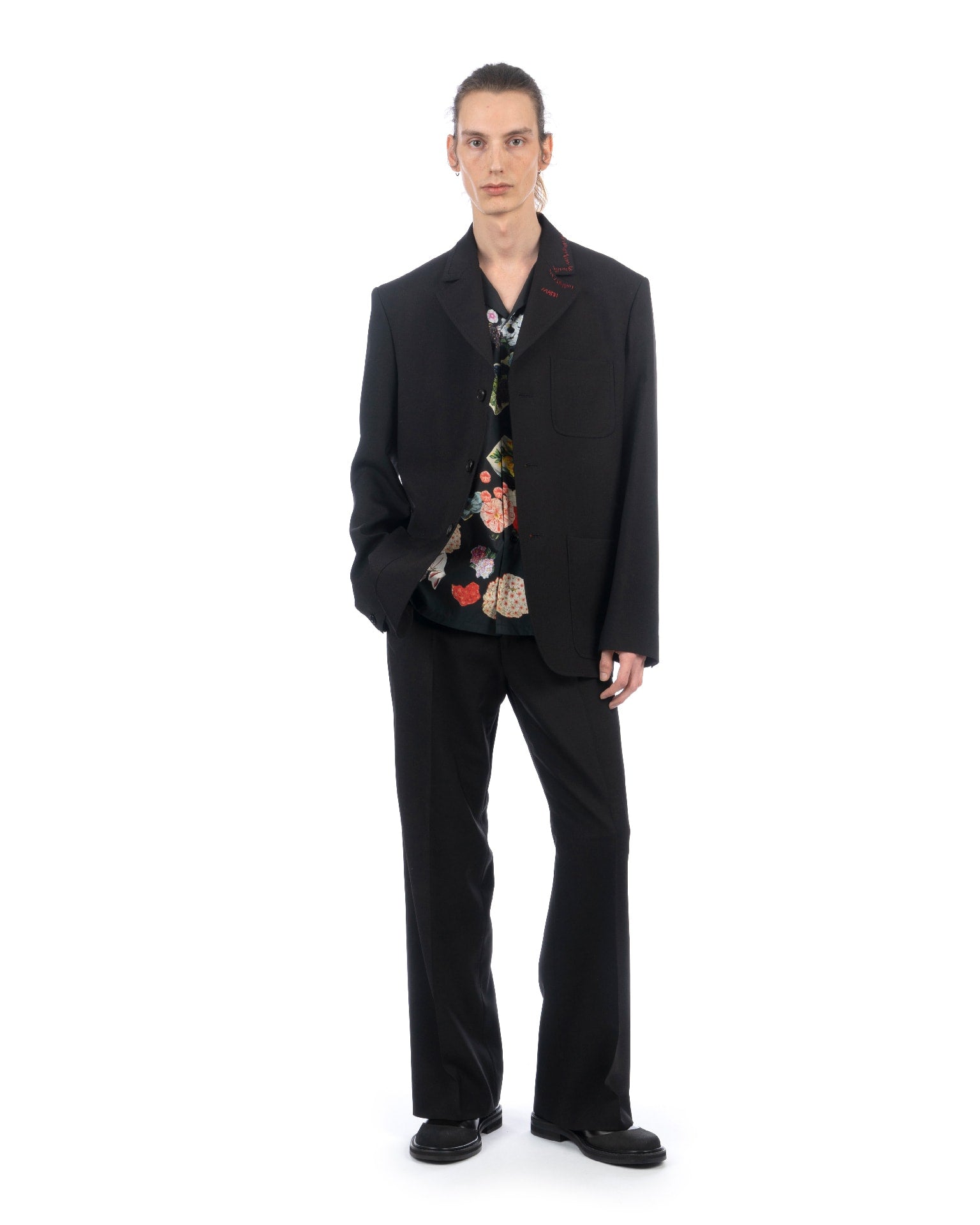 ジャケット MARNI FW25 Black felt blazer (GIMA0284KSUTWA21 00N99) MARNI Black felt blazer GIMA0284KSUTWA21 00N99 - 신세계몰