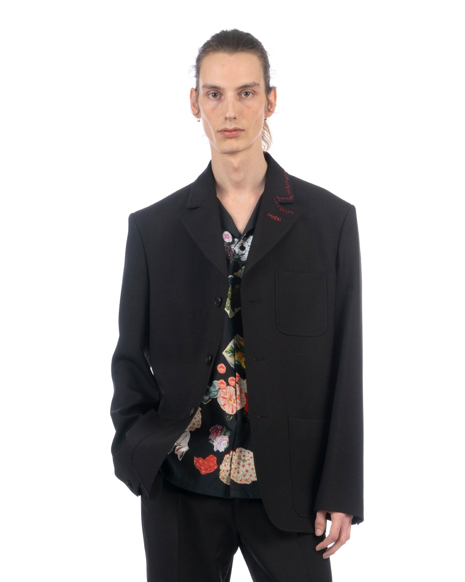 ジャケット MARNI Black Felt Blazer Black light wool blazer with Marni tag | Marni