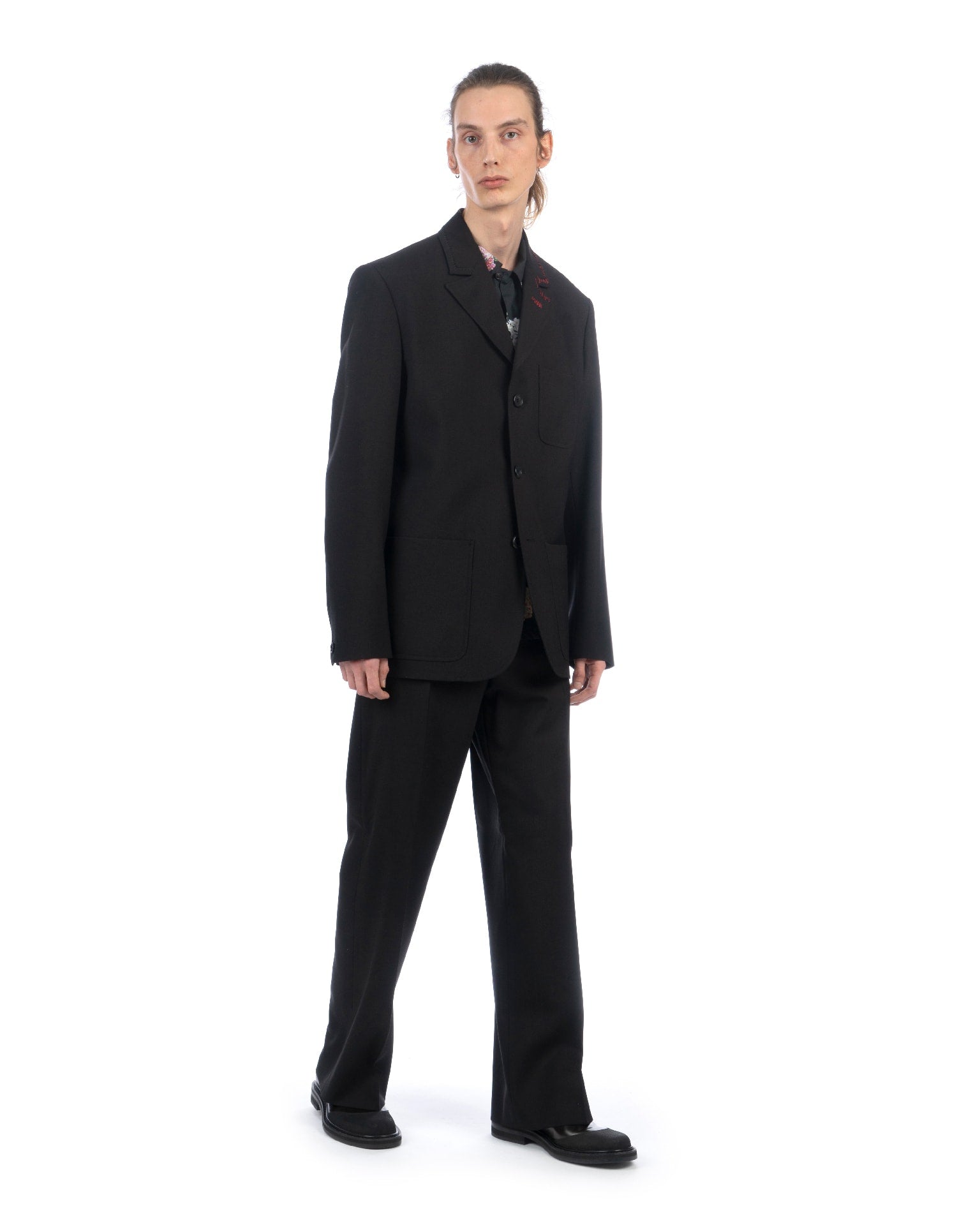 Marni | Tropical Wool Jacket Black | Concrete