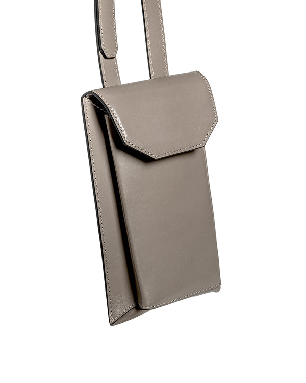 Merryl Tielman | Joost Phone Leather Bag Gray