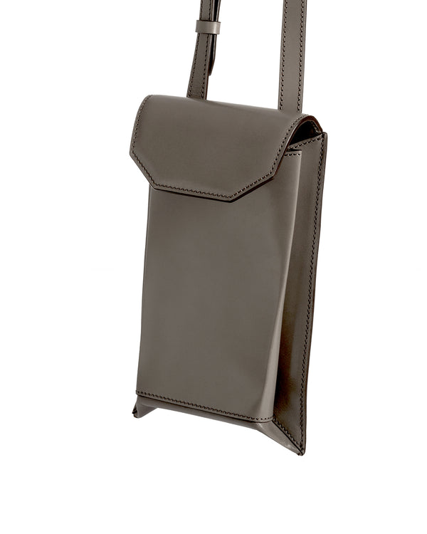Merryl Tielman | Joost Phone Leather Bag Gray