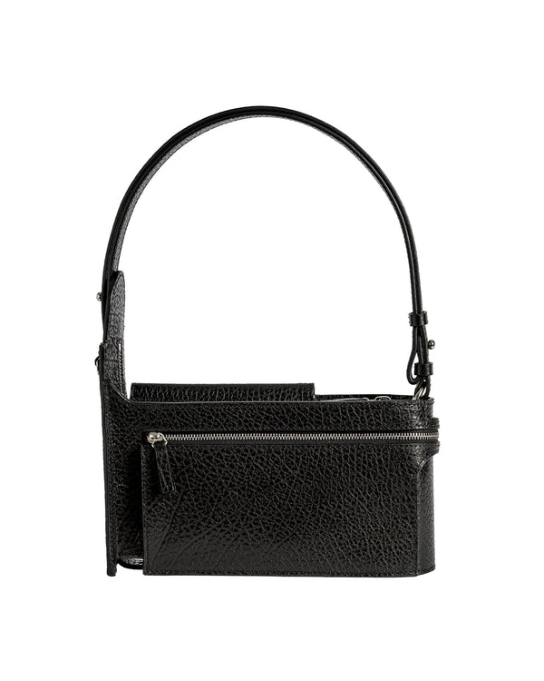 Merryl Tielman | Louwrens Shoulder Bag Black Pebbled
