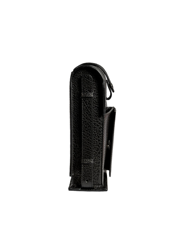 Merryl Tielman | Louwrens Shoulder Bag Black Pebbled