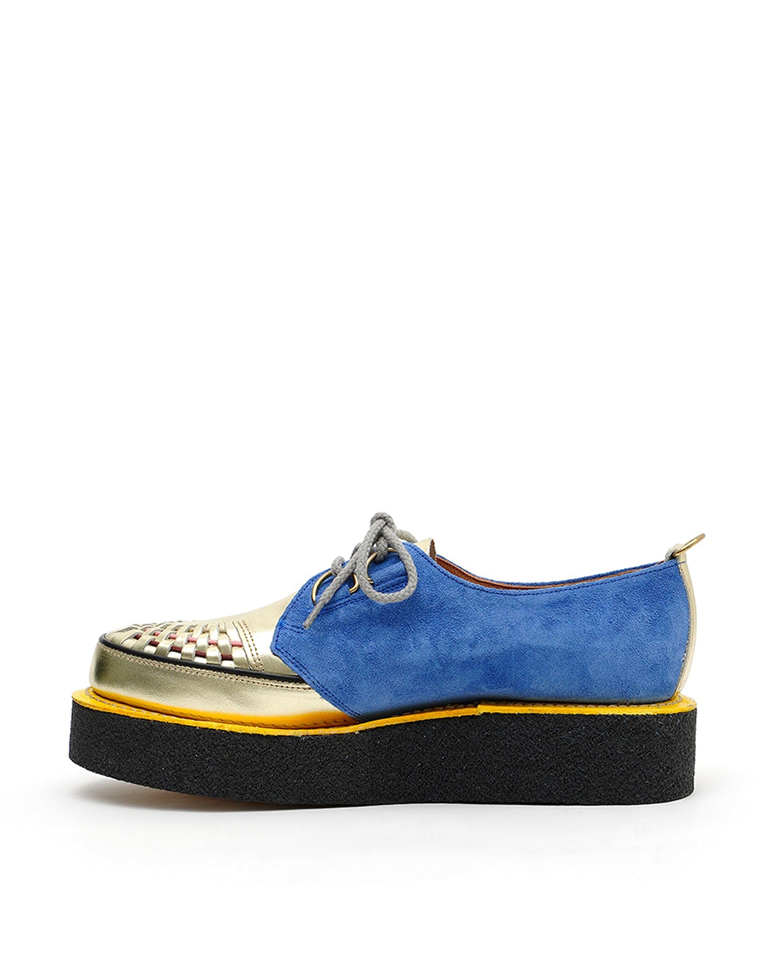 FACETASM | x George Cox Shoes Gold / Blue | Concrete