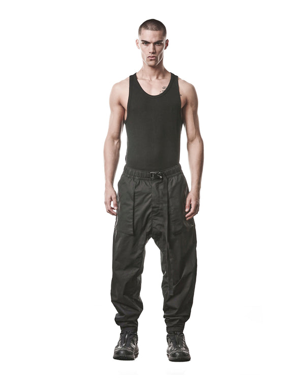 thom krom | M P 32 Men Trousers Long Woven Black - Concrete