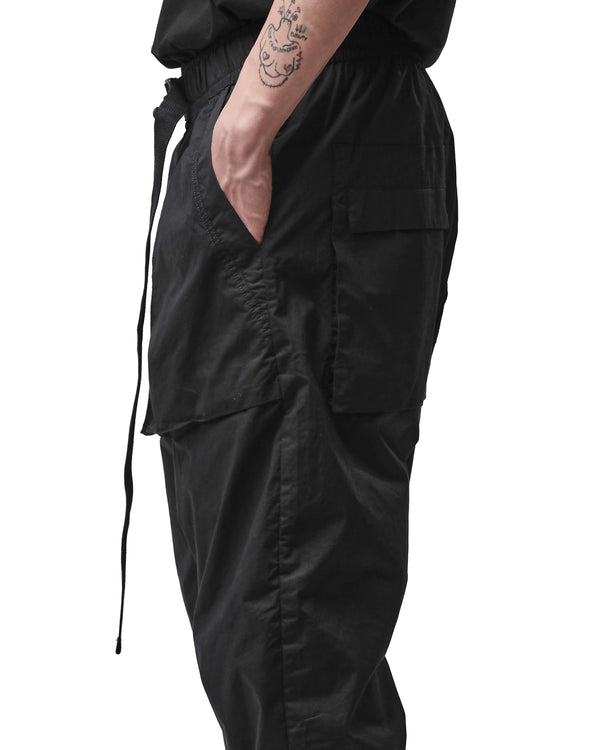thom krom | M P 65 Drawstring Trousers Black