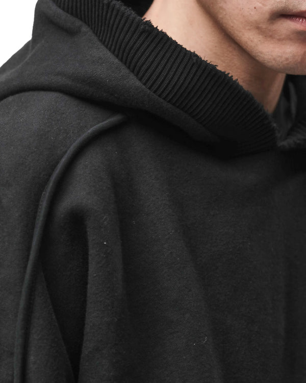 thom krom | M S 192 Cotton Pullover Hoodie Black