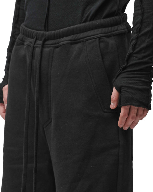 thom krom | M ST 540 Cotton Trousers Black