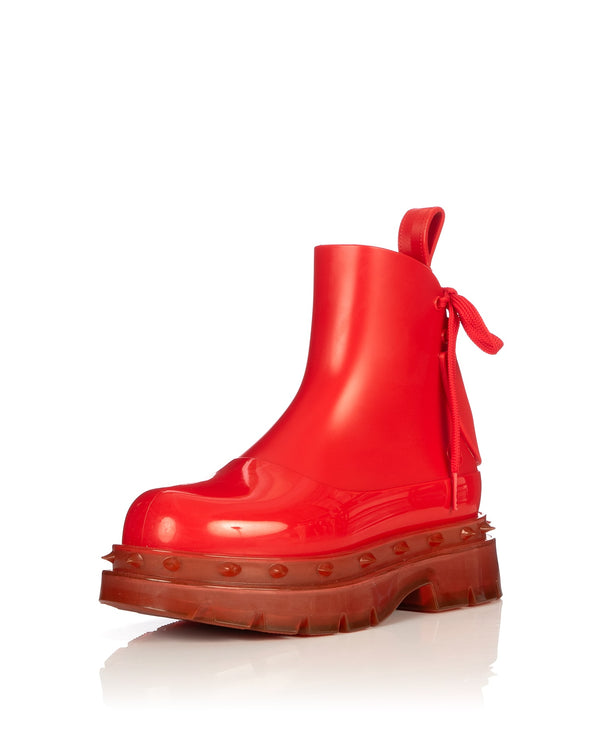 Melissa | x Undercover Spikes Boot Red - Concrete