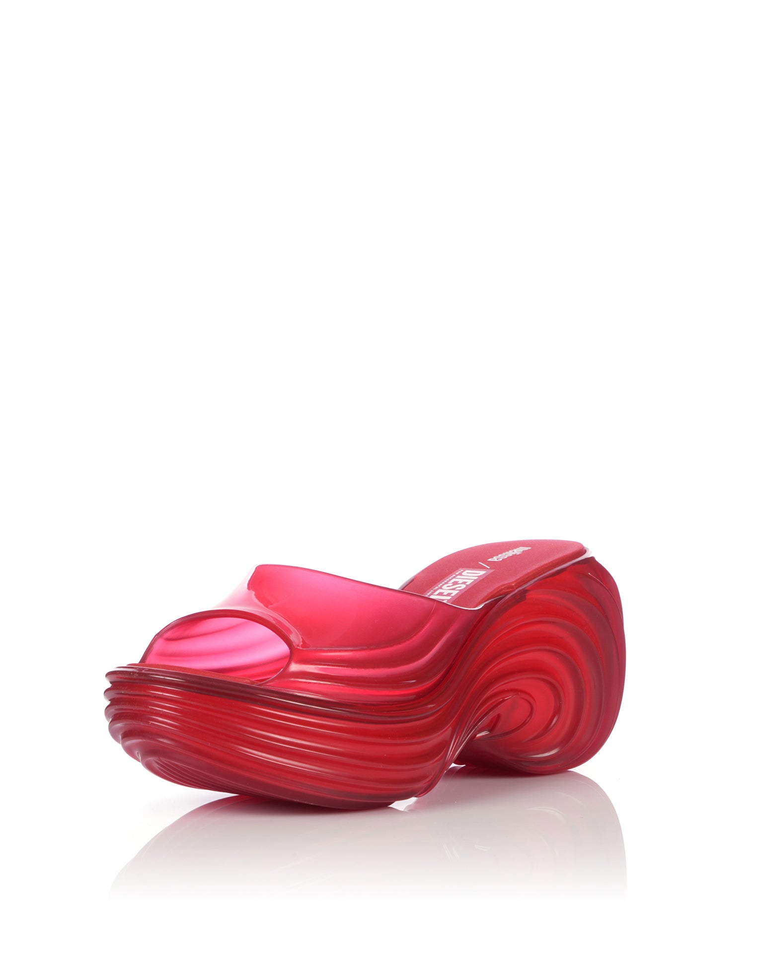 Melissa | x Diesel Quantum Platform Transparent Red | Concrete