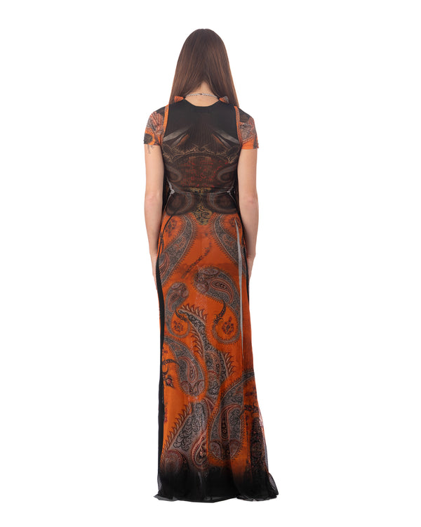 OTTOLINGER | Mesh Dragonfly Dress Paisley Priora