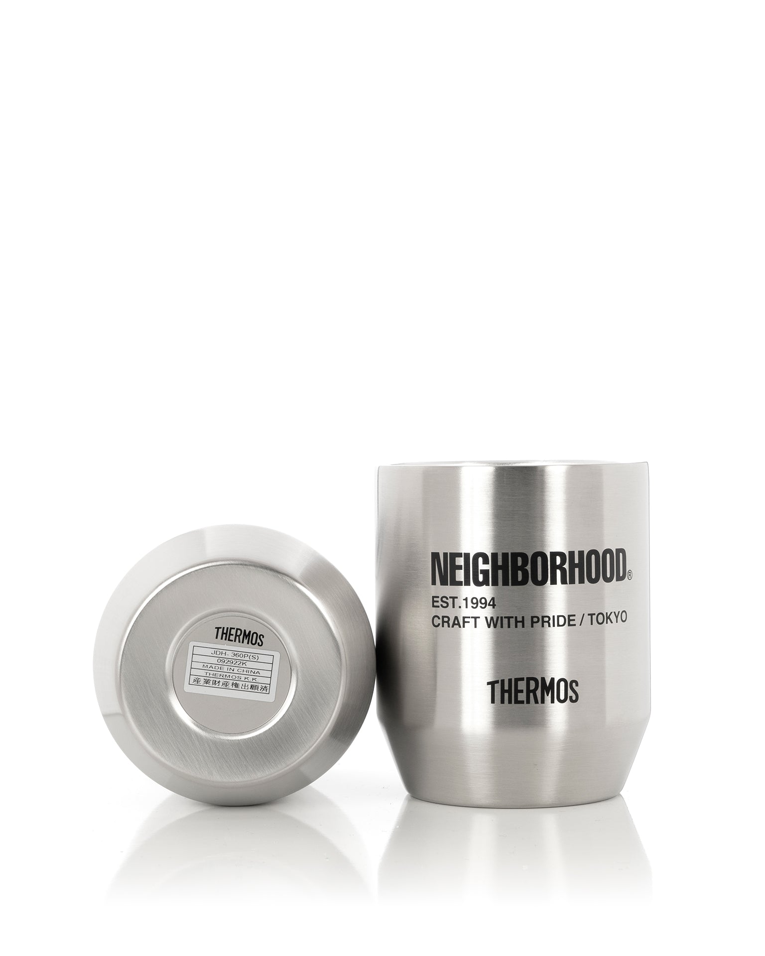 NEIGHBORHOOD x Thermos JDH 360P Cup Set Silver Concrete