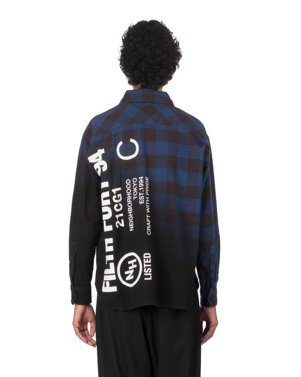 NEIGHBORHOOD | FADE / C-SHIRT Long Sleeve Blue