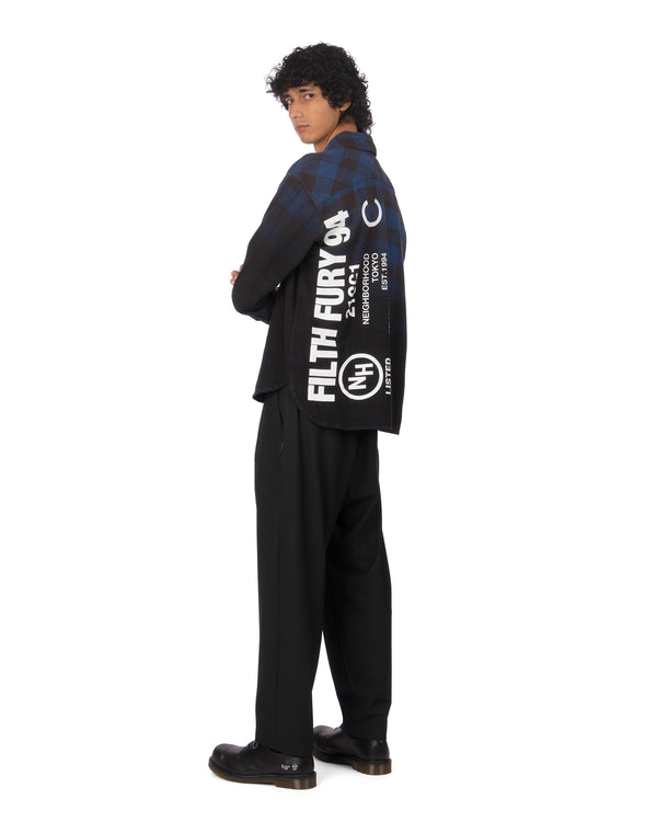 NEIGHBORHOOD | FADE / C-SHIRT Long Sleeve Blue