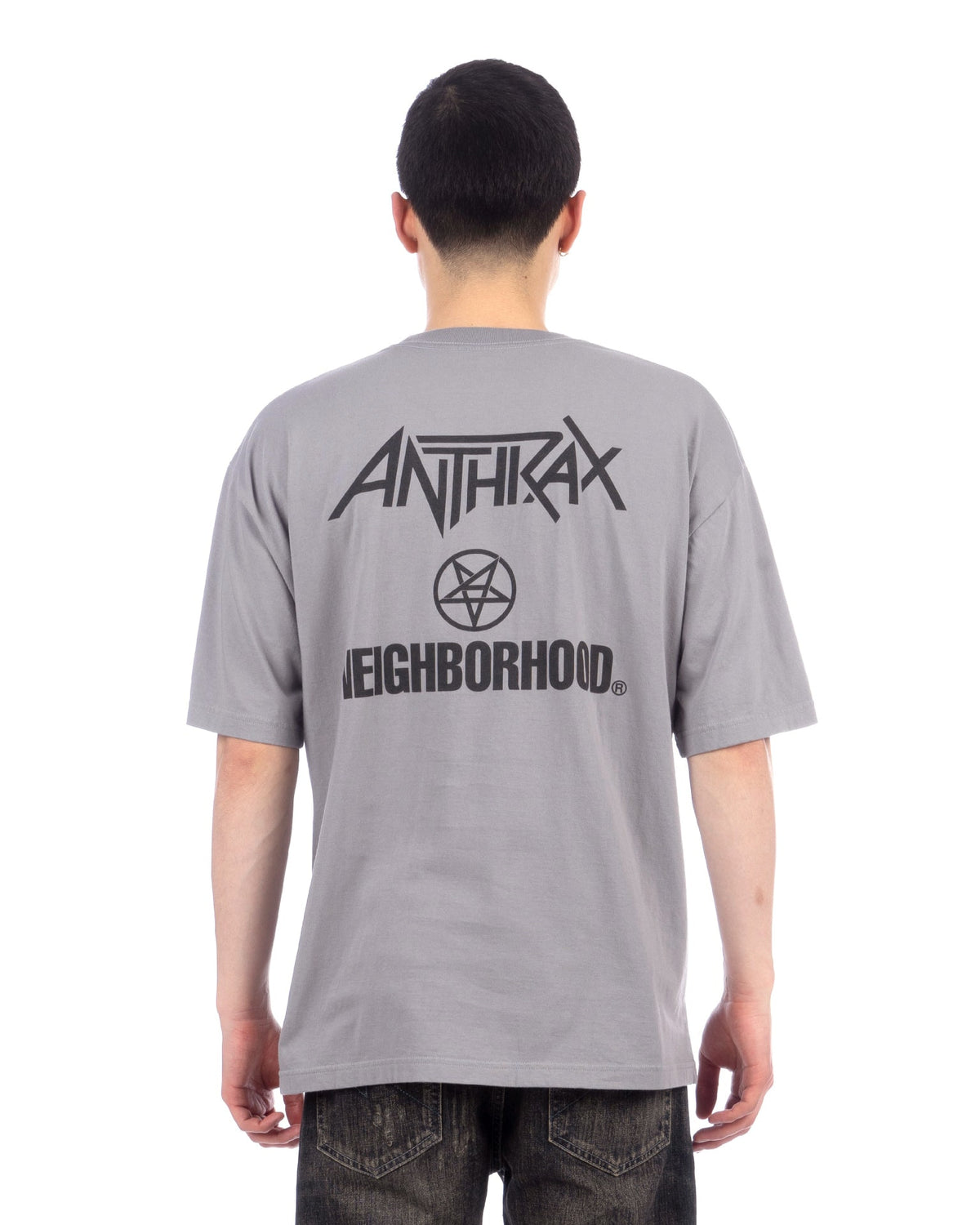 NEIGHBORHOOD | x ANTHRAX T-Shirt-2 Gray - Concrete