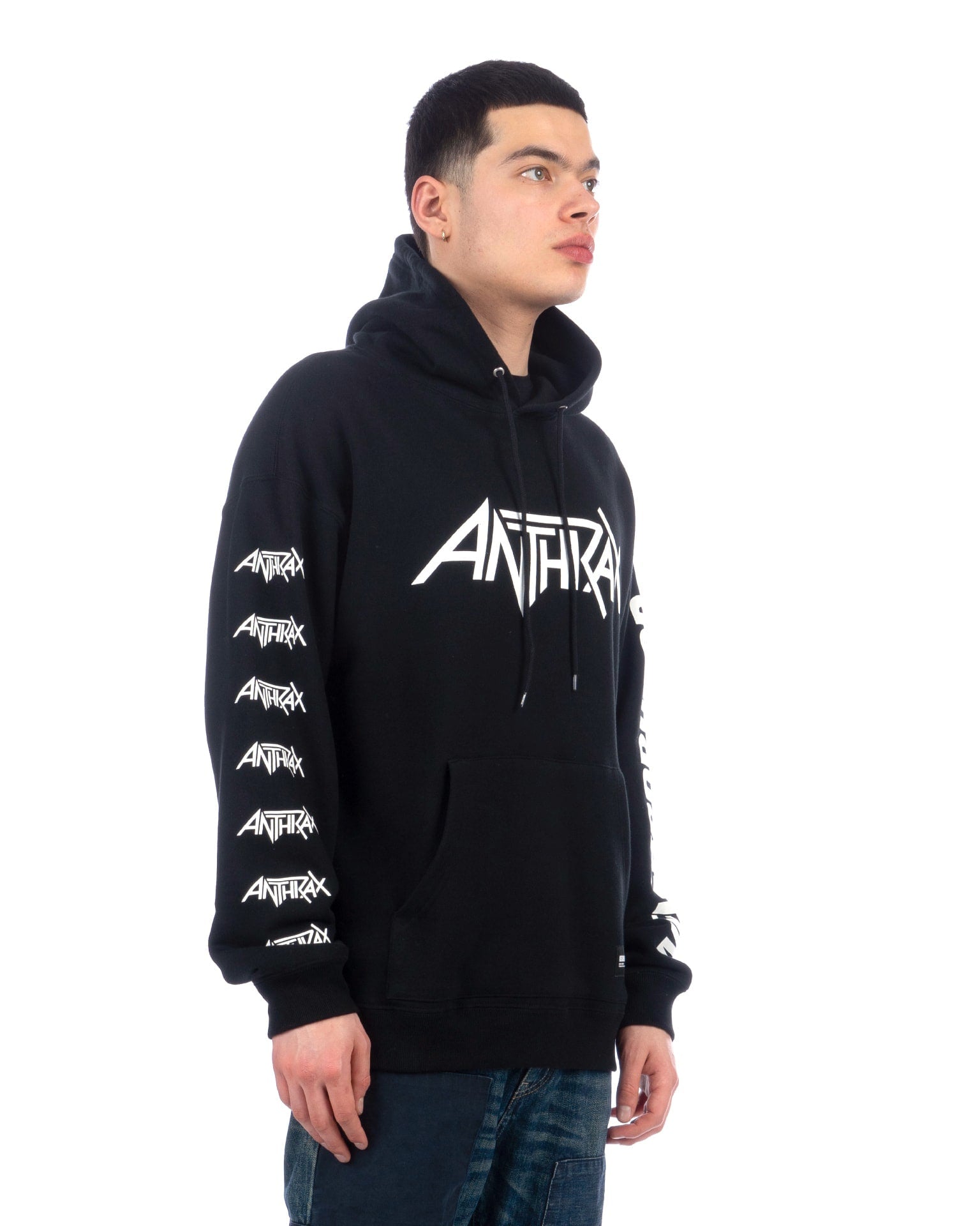 NEIGHBORHOOD | x ANTHRAX Sweatparka-2 Hoodie Black | Concrete