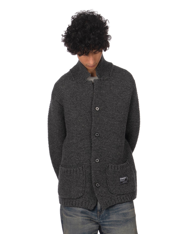 NEIGHBORHOOD | Shetland Knitted Jacket Charcoal