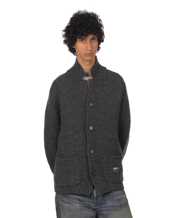 NEIGHBORHOOD | Shetland Knitted Jacket Charcoal
