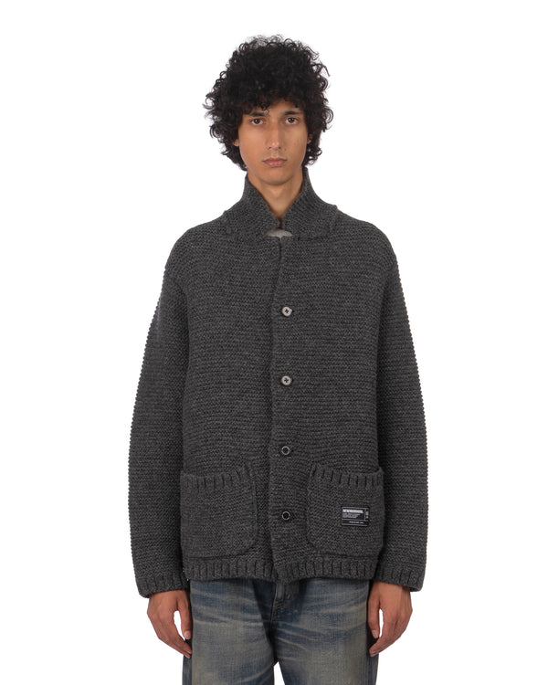 NEIGHBORHOOD | Shetland Knitted Jacket Charcoal