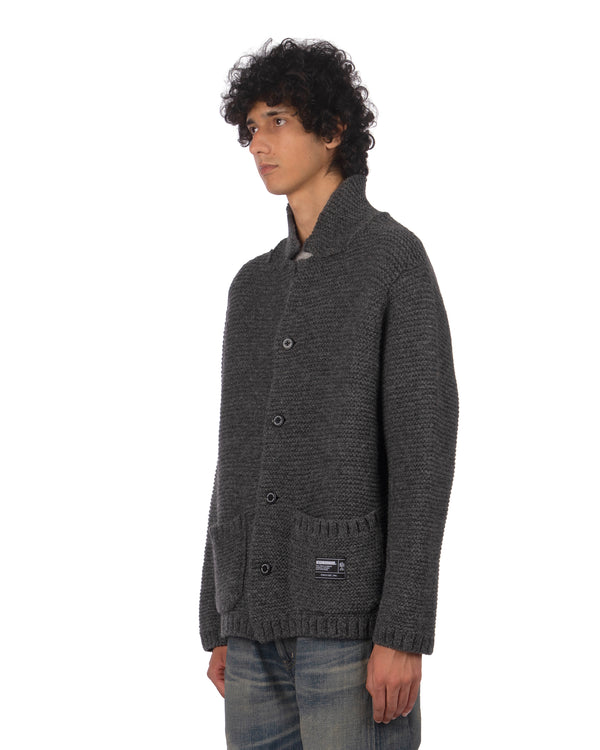 NEIGHBORHOOD | Shetland Knitted Jacket Charcoal