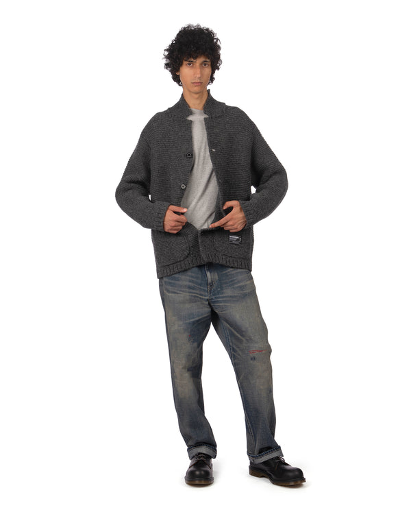 NEIGHBORHOOD | Shetland Knitted Jacket Charcoal