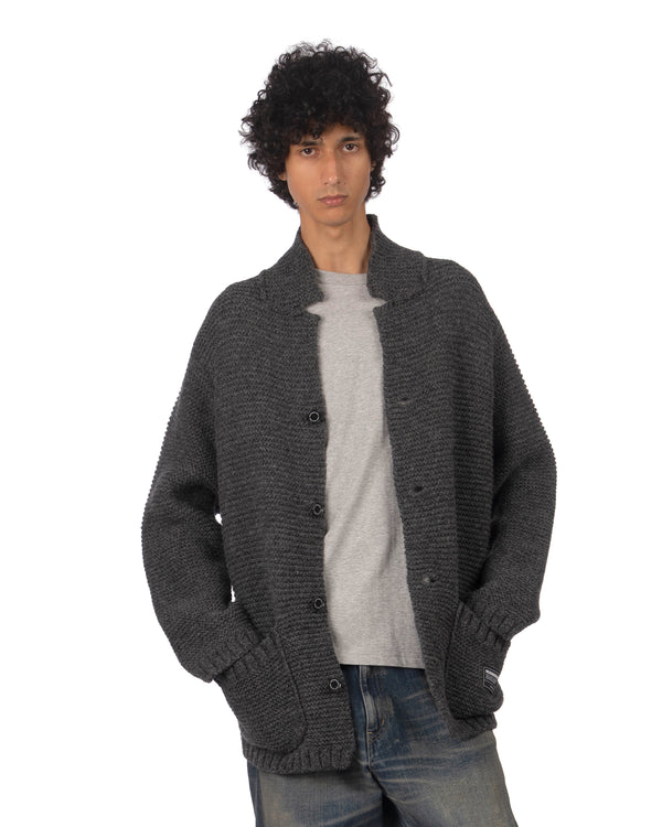 NEIGHBORHOOD | Shetland Knitted Jacket Charcoal