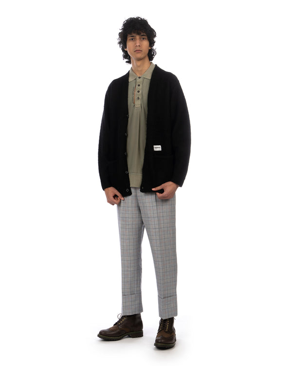 NEIGHBORHOOD | Knitted Mohair Cardigan Black - Concrete
