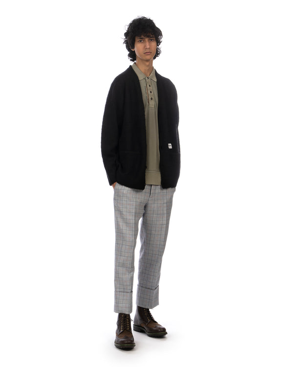 NEIGHBORHOOD | Knitted Mohair Cardigan Black - Concrete