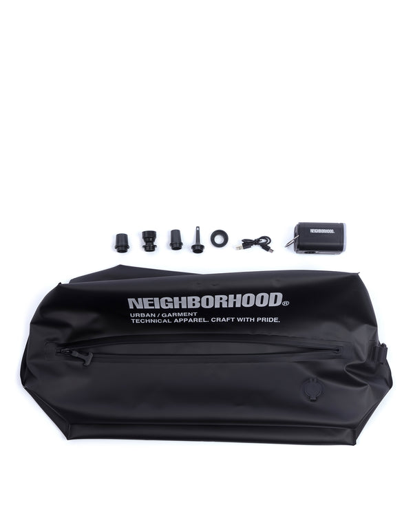 NEIGHBORHOOD | Compression Bag & Pump Black Set
